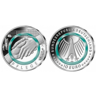 Deutschland 10 Euro UNC 2022 – Im Dienst der Gesellschaft – Pflege