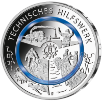 Deutschland 10 Euro UNC 2025 – Im Dienst der Gesellschaft – Agentur für technische Unterstützung