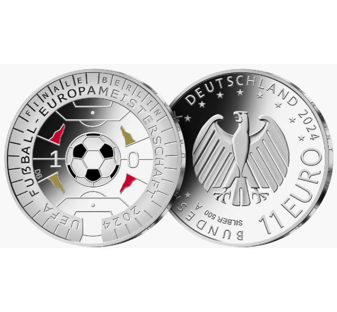 Deutschland 11 Euro UNC 2024 – UEFA Fußball-Europameisterschaft