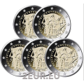 Deutschland 2 euro UNC 2024 - 175 Jahre Paulskirchenverfassung - ADFGJ