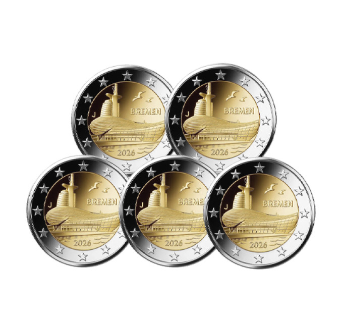 Deutschland 2 euro UNC 2026 - Bremen - ADFGJ