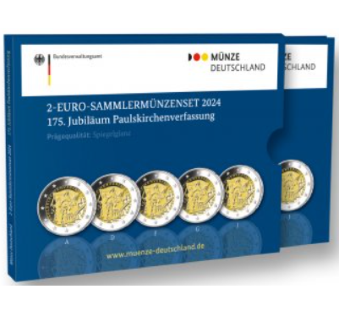 Deutschland 2 Euro PP 2024 – 175 Jahre Paulskirchenverfassung