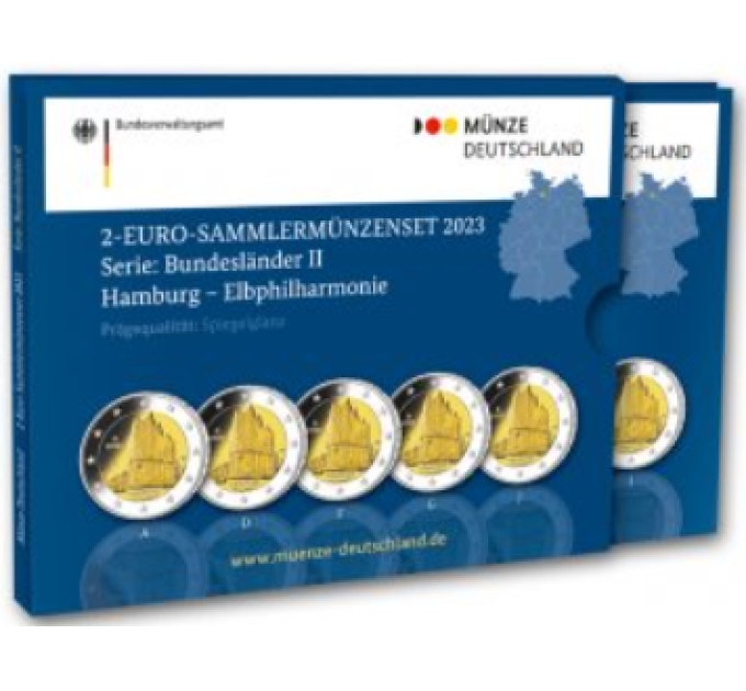 Deutschland 2 Euro PP 2023 – Hamburg - Elbphilharmonie