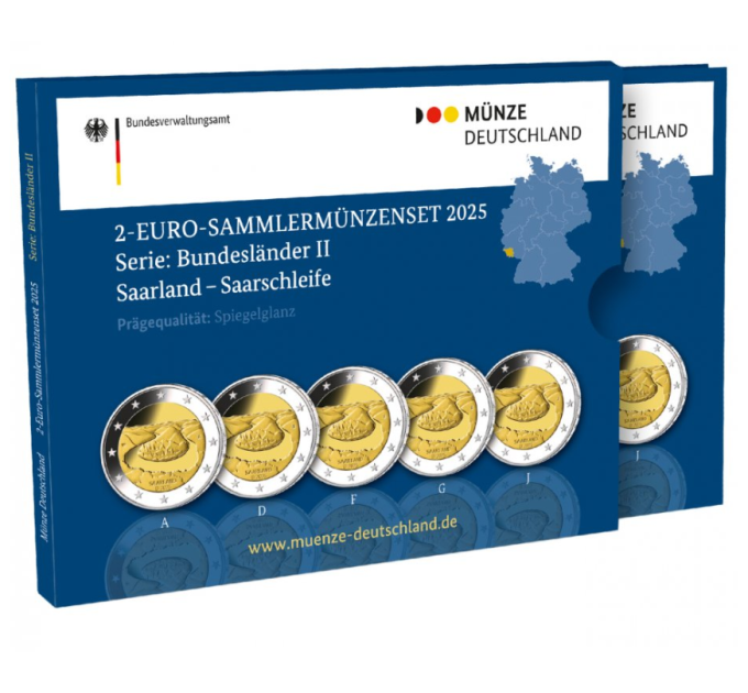 Deutschland 2 Euro PP 2025 – SAARLAND