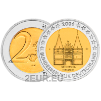 Deutschland 2 Euro UNC 2006 - Holstentor in Lübeck - G - Karlsruhe