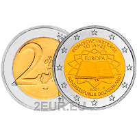Deutschland 2 euro UNZ 2007 - 50 Jahre Römische Verträge - F - Stuttgart