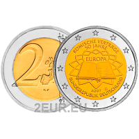 Deutschland 2 euro unz 2007 - 50 Jahre Römische Verträge - G - Karlsruhe