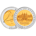 Deutschland 2 euro UNC 2007 - Schweriner Schloss - J - Hamburg