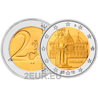 Deutschland 2 euro UNC 2010 - Rathaus und Roland - D - München
