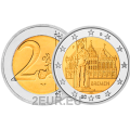 Deutschland 2 euro UNC 2010 - Rathaus und Roland - F - Stuttgart