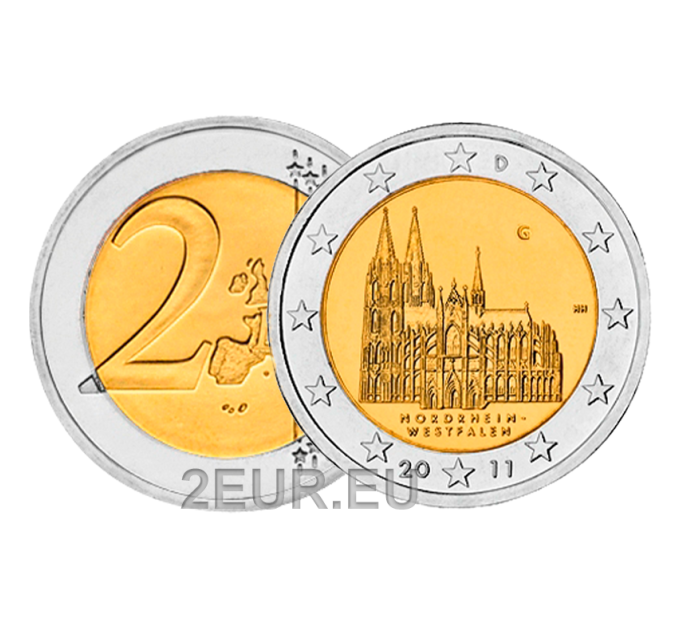 Deutschland 2 euro UNC 2011 - Nordrhein Westfalen - G - Karlsruhe