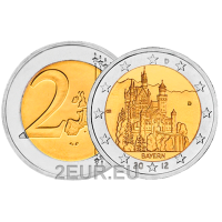 Deutschland 2 euro UNC 2012 - BAYERN - D - München
