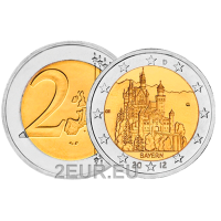 Deutschland 2 euro UNC 2012 - BAYERN - G - Karlsruhe