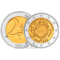 Deutschland 2 euro UNC 2012 - 10 Jahre Euro-Bargeld - D - München