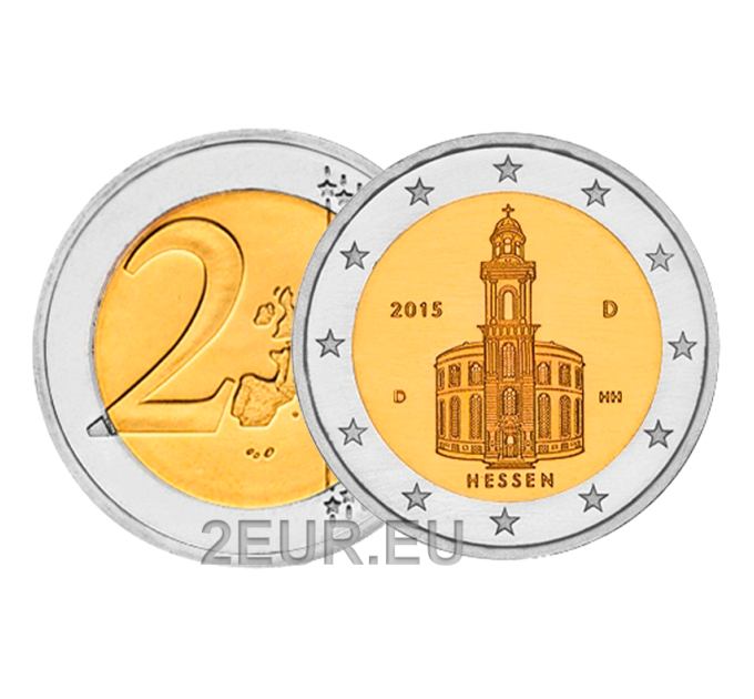 Deutschland 2 euro UNC 2015 - Paulskirche - A - Berlin