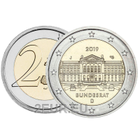 Deutschland 2 euro UNC 2019 - Bundesrat - J - Hamburg