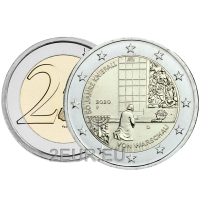 Deutschland 2 euro UNC 2020 - 50 Jahre Kniefall von Warschau - J - Hamburg