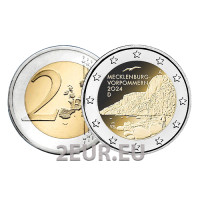 Deutschland 2 euro UNC 2024 - Mecklenburg-Vorpommern - A