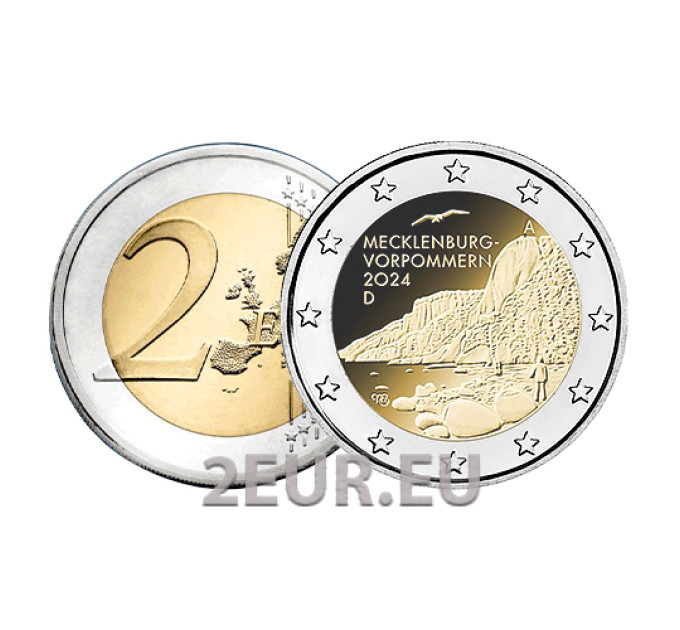 Deutschland 2 euro UNC 2024 - Mecklenburg-Vorpommern - A
