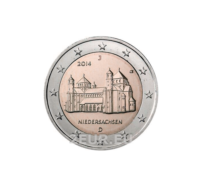 Deutschland 2 euro UNC 2014 - NIEDERSACHSEN- J - Hamburg