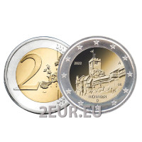 Deutschland 2 euro UNC 2022 - Thüringen. Wartburg  - D - München