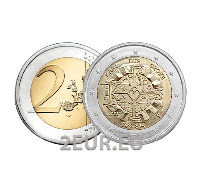 Deutschland 2 euro UNC 2023 - 1275. Jahrestag der Geburt Karls des Großen  - A - Berlin