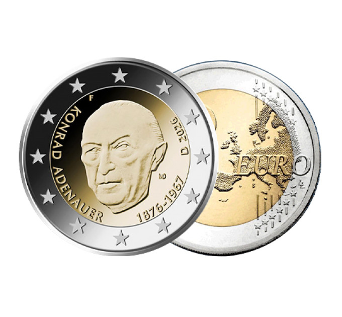 Deutschland 2 euro UNC 2026 - Konrad Adenauer
