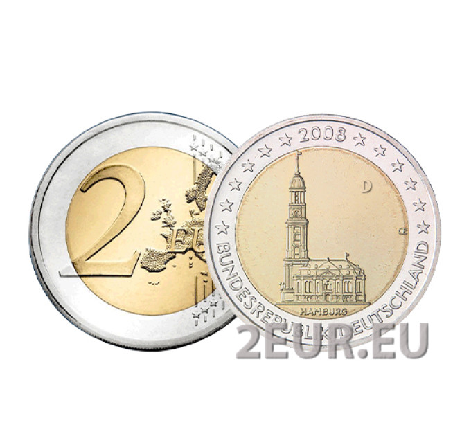 Deutschland 2 euro UNC 2008 - D - Hamburg