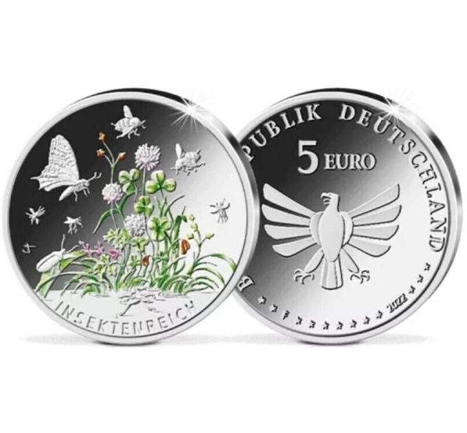 Deutschland 5 euro UNC 2022 - Die wunderbare Welt der Insekten – Insektenreich
