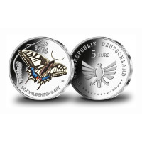 Deutschland 5 euro UNC 2023-1 - Die wunderbare Welt der Insekten – Schwalbenschwanz