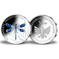 Deutschland 5 euro UNC 2023-3 - Die wunderbare Welt der Insekten – Gebänderte Jungfrau