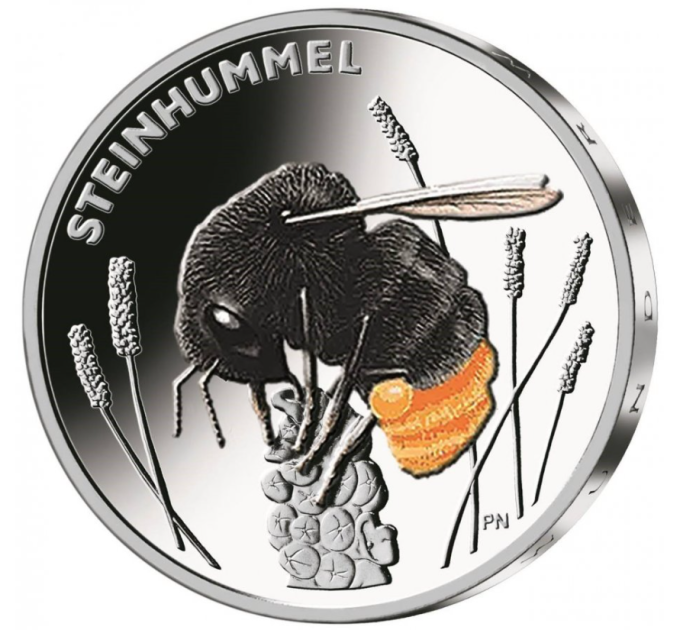 Deutschland 5 euro UNC 2024 - Die wunderbare Welt der Insekten – Steinhummel