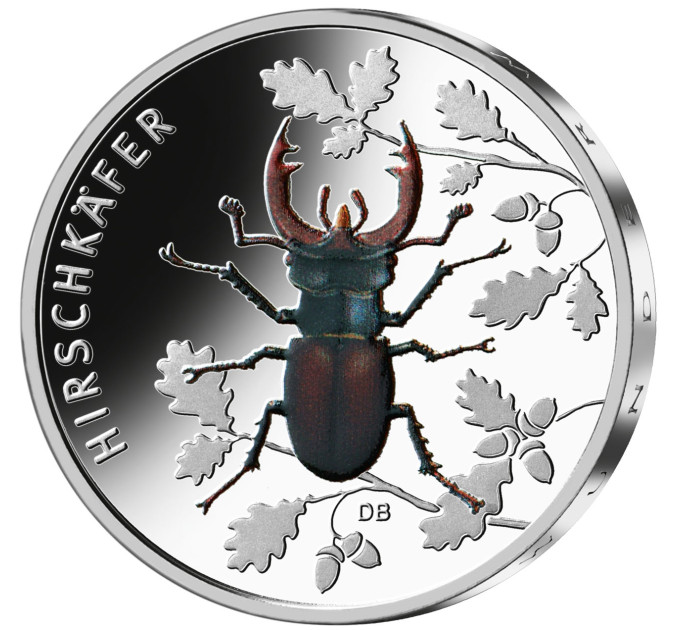 Deutschland 5 euro UNC 2024 - Die wunderbare Welt der Insekten – Hirschkäfer