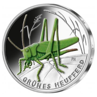Deutschland 5 euro UNC 2024 - Die wunderbare Welt der Insekten – Die grüne Grille