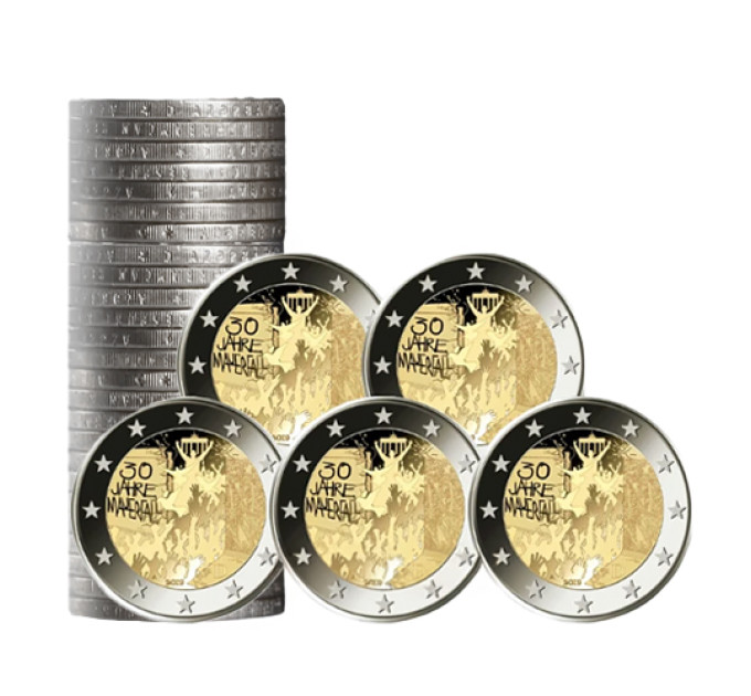 Deutschland 2 euro rollen UNC 2019 - 30 Jahre seit dem Fall der Berliner Mauer - 1roll =5x5 ADFGJ