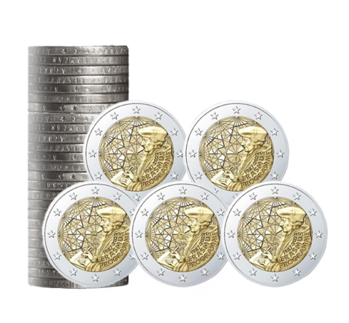 Deutschland 2 euro rollen UNC 2022 - 35 Jahre Erasmus-Programm - ADFGJ