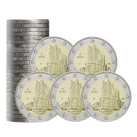Deutschland 2 euro rollen UNC 2023 - Hamburg - Elbphilharmonie - ADFGJ