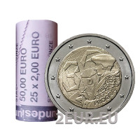 Deutschland 2 euro rollen UNC 2022 - 35 Jahre Erasmus-Programm - F
