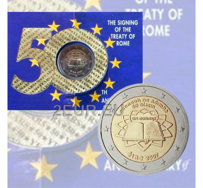 Irland 2 euro BU 2007 - Römische Verträge  