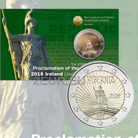 Irland 2 euro BU 2016 - 100 Jahre Osteraufstand 1916 in Irland  