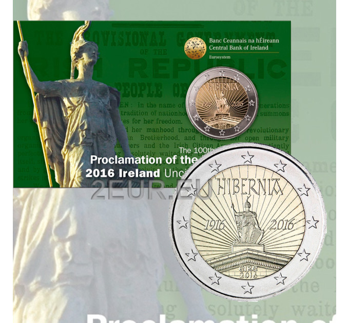 Irland 2 euro BU 2016 - 100 Jahre Osteraufstand 1916 in Irland  