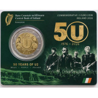Irland 2 euro BU 2026 - U2 – 50. Jubiläum
