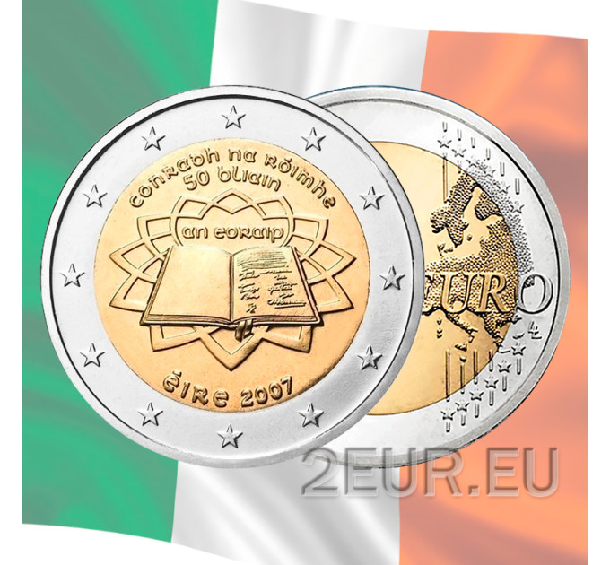 Irland 2 euro UNC2007 - Römische Verträge