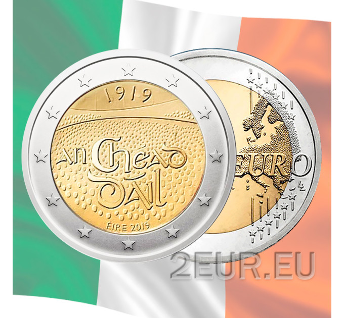 Irland 2 euro UNC 2019 - 100 Jahre seit der Gründung des Dáil Éireann