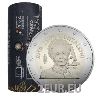 Italien 2 euro UNC rolle 2024 – Rita Levi-Montalcini