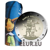 Italien 2 euro UNC roll 2026 – 200. Jahrestag der Geburt von Carlo Collodi