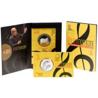 Italien 5 Euro BU 2021 - Große italienische Künstlerreihe – Ennio Morricone