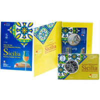 Italien 5 Euro BU 2021 - Italienische Ess- und Weinkultur – Passito und sizilianische Cannoli