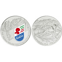 Italien 5 Euro Silber BU 2021 - ALPINE SKI-WELTMEISTERSCHAFTEN