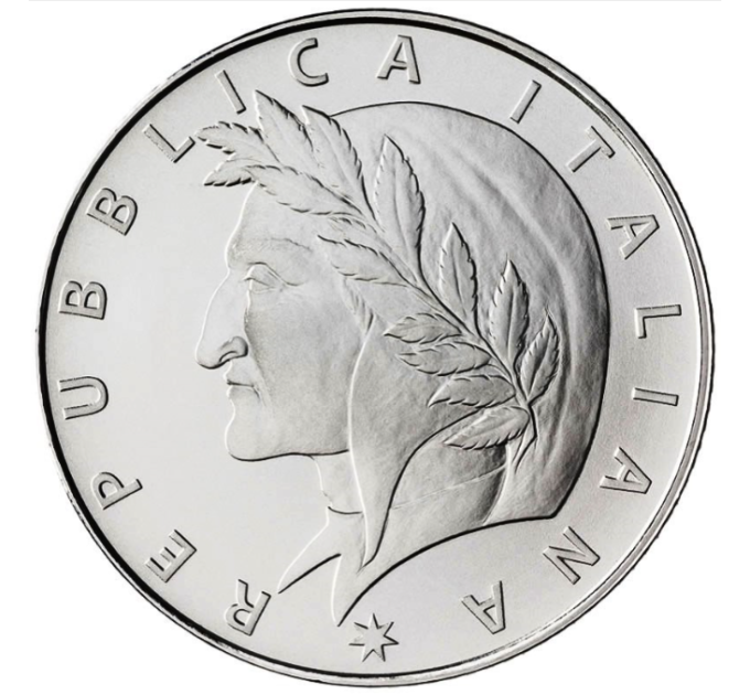 Italien 5 Euro Silber PROOF 2021 - 700. Todestag von Dante Alighieri